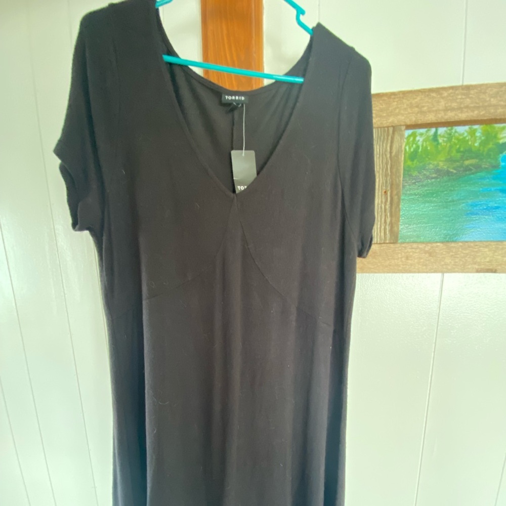 Torrid black dress NWT size 1.